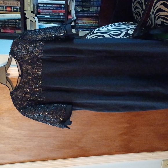Black Sequin Dresss size 18W - Picture 1 of 4